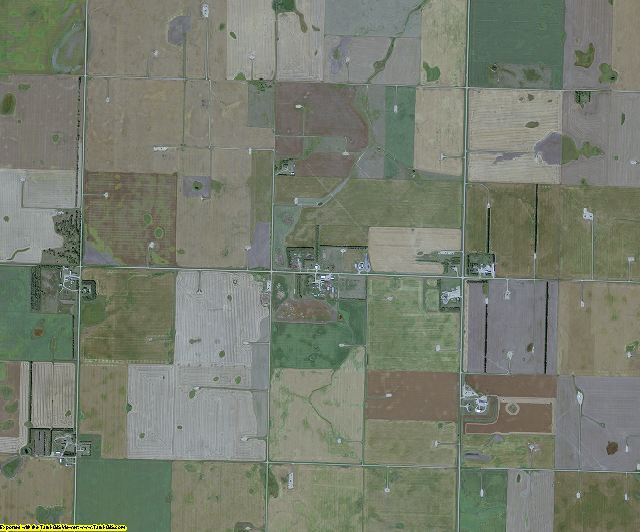 Bottineau County, North Dakota aerial photography
