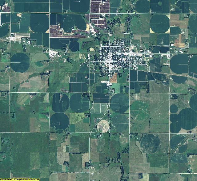 Brown County, Nebraska aerial photography