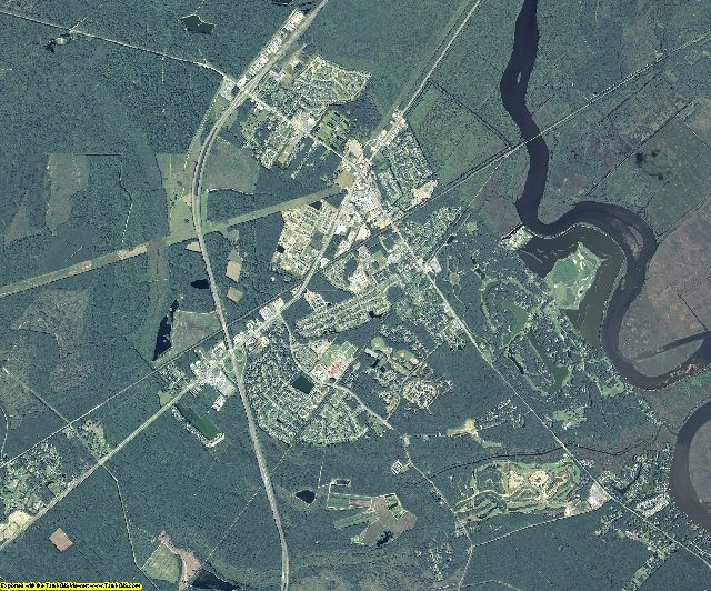 Bryan County, Georgia aerial photography