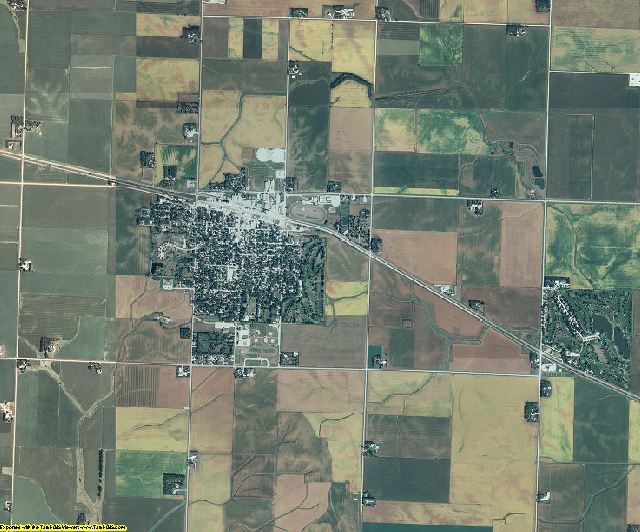 Buena Vista County, Iowa aerial photography