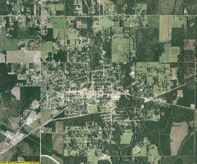 Calcasieu County, Louisiana aerial photography