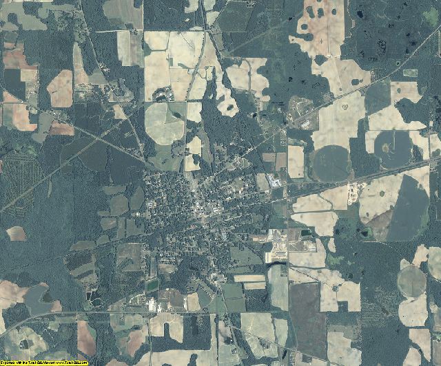 Calhoun County, Georgia aerial photography