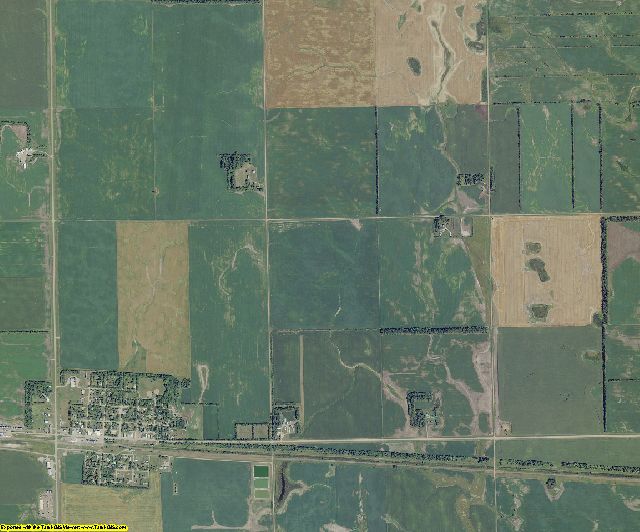 Cass County, North Dakota aerial photography