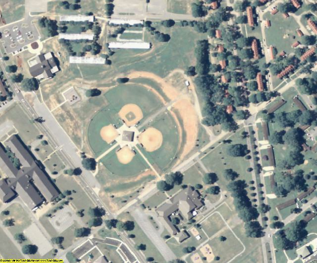 Chattahoochee County, GA aerial photography detail