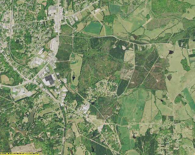 Chester County, South Carolina aerial photography