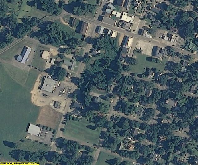Claiborne County, MS aerial photography detail