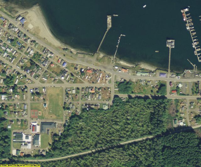 Clallam County, WA aerial photography detail