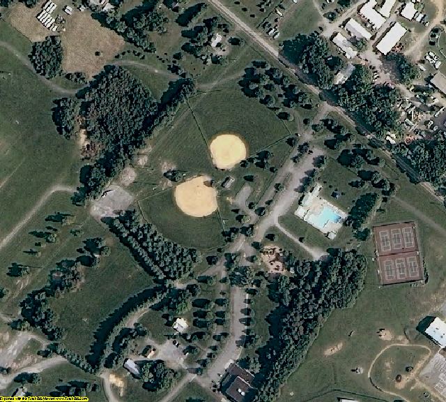 Clarke County, VA aerial photography detail