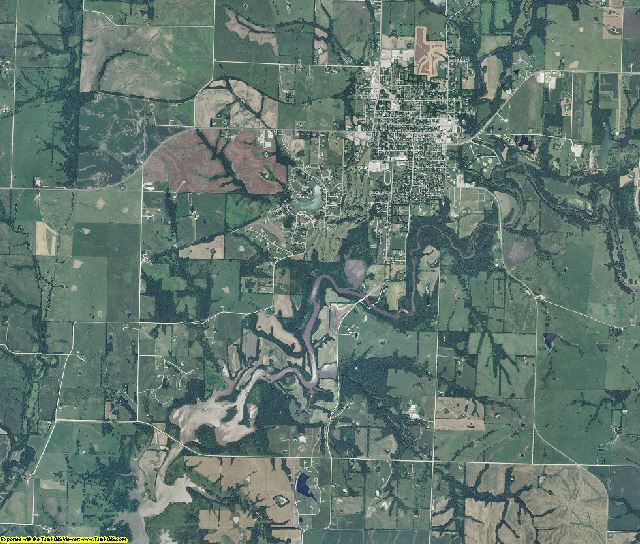 Clinton County, Missouri aerial photography
