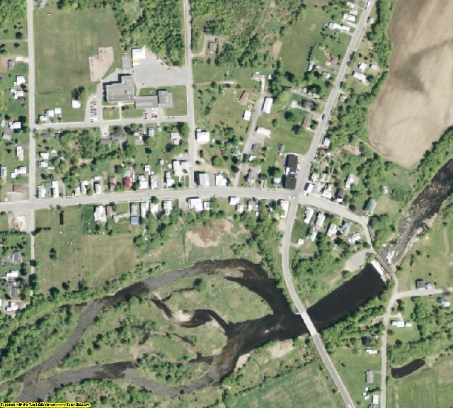 Clinton County, NY aerial photography detail