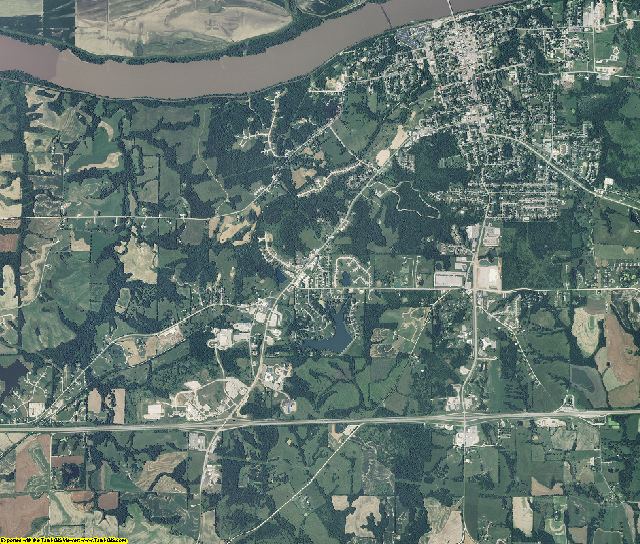 Cooper County, Missouri aerial photography