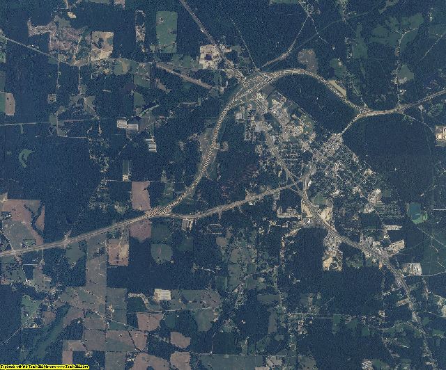 Covington County, Mississippi aerial photography