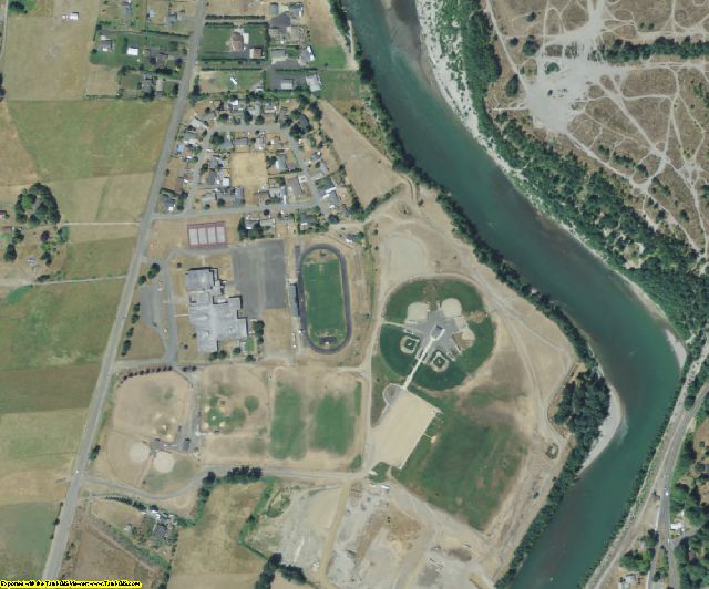 Cowlitz County, WA aerial photography detail