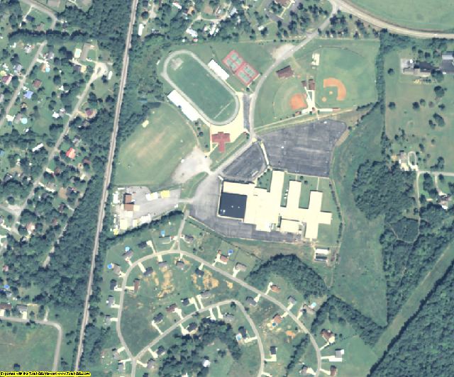 Dade County, GA aerial photography detail