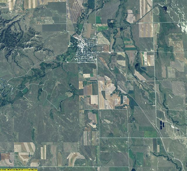 Dawes County, Nebraska aerial photography