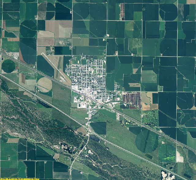 Dawson County, Nebraska aerial photography