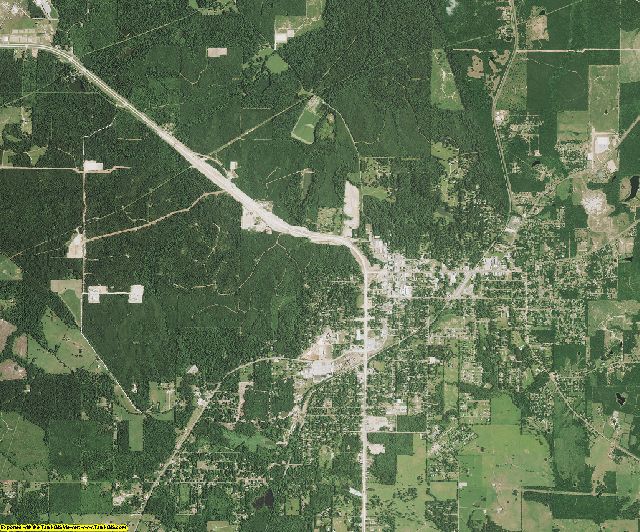 De Soto County, Louisiana aerial photography