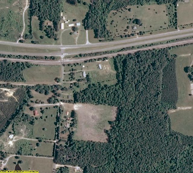 Dinwiddie County, VA aerial photography detail