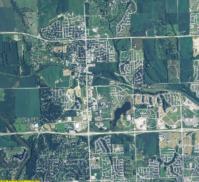 Douglas County, Nebraska aerial photography