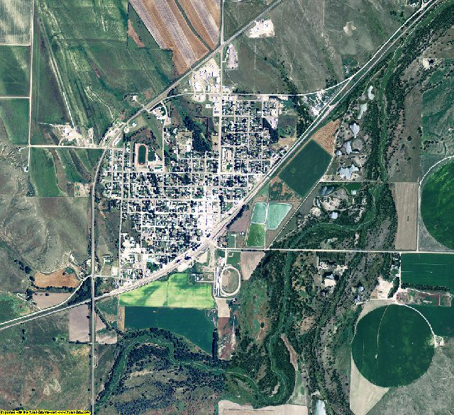 Dundy County, Nebraska aerial photography