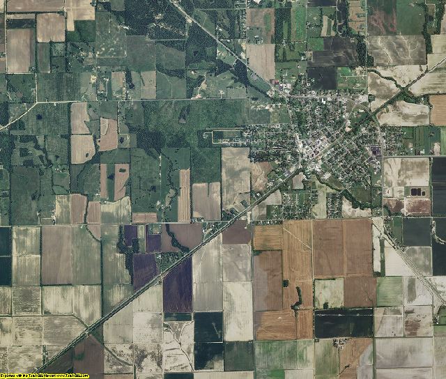 Dunklin County, Missouri aerial photography