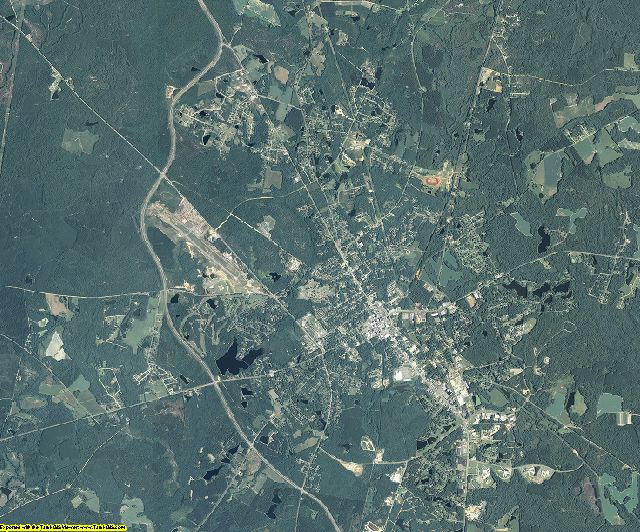Emanuel County, Georgia aerial photography