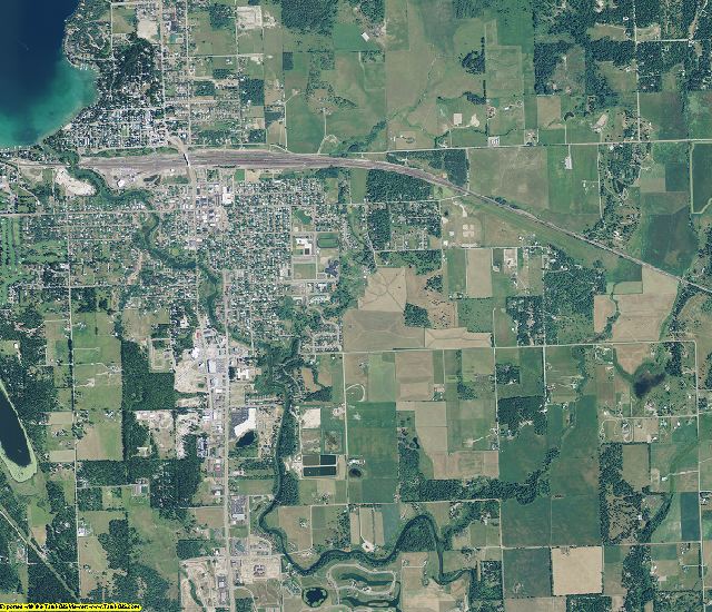 Flathead County, Montana aerial photography