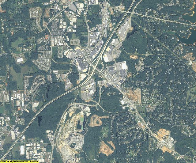 Forsyth County, Georgia aerial photography