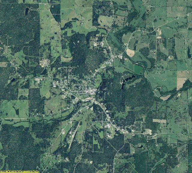 Fulton County, Arkansas aerial photography
