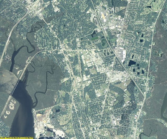 Glynn County, Georgia aerial photography