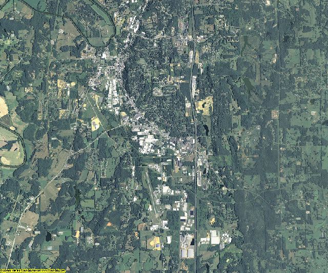 Gordon County, Georgia aerial photography