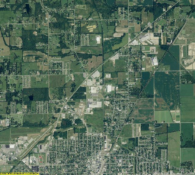 Greene County, Arkansas aerial photography
