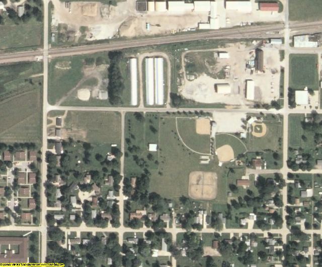Greene County, IA aerial photography detail