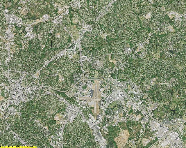 Greenville County, South Carolina aerial photography