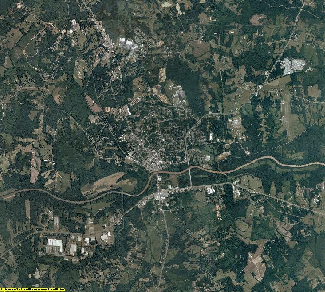 Halifax County, Virginia aerial photography