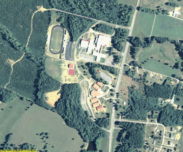 Hancock County, GA aerial photography detail