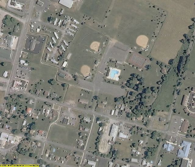 Hardy County, WV aerial photography detail