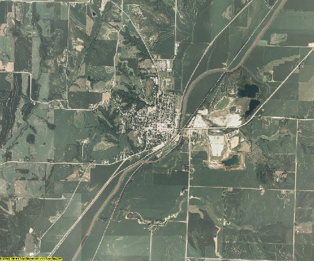 Harrison County, Iowa aerial photography