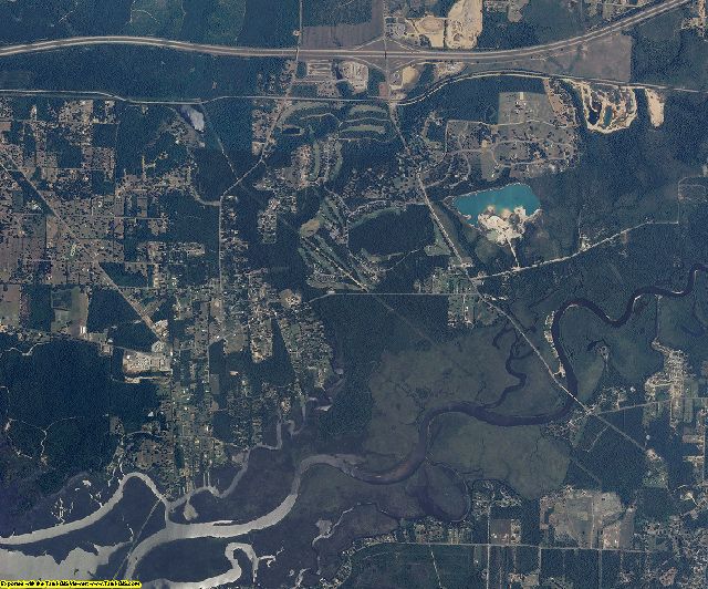 Harrison County, Mississippi aerial photography