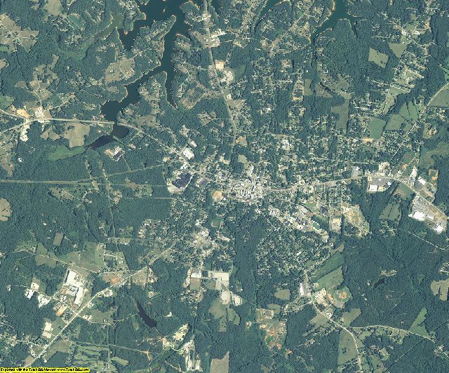 Hart County, Georgia aerial photography