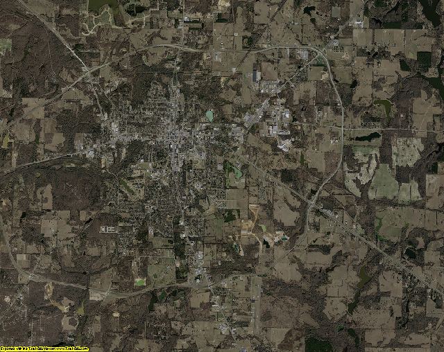 Henderson County, Texas aerial photography