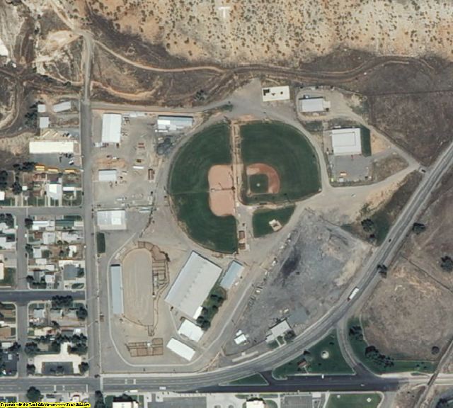 Hot Springs County, WY aerial photography detail