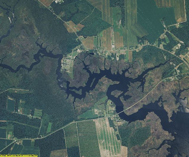 Hyde County, North Carolina aerial photography