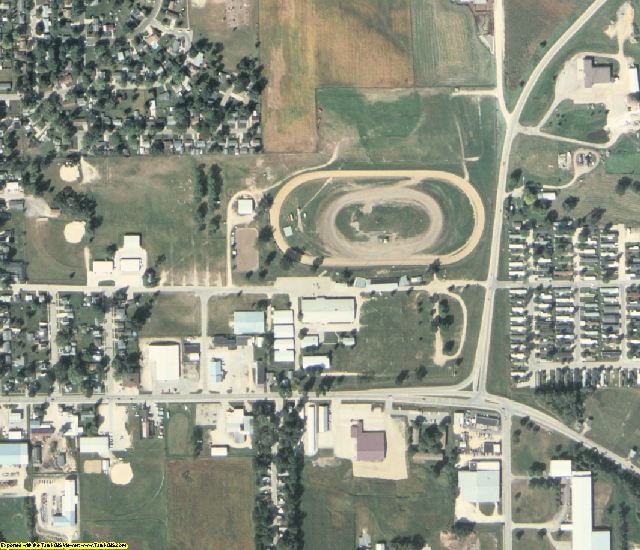 Jackson County, IA aerial photography detail