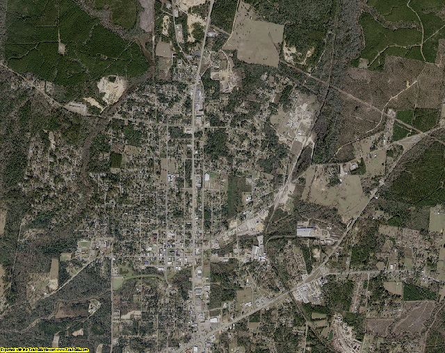 Jasper County, Texas aerial photography