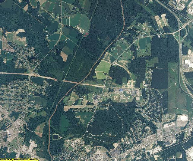 Johnston County, North Carolina aerial photography