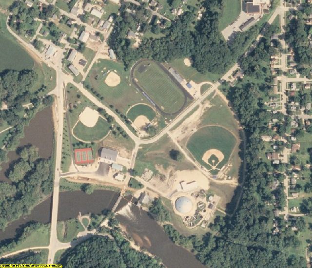 Jones County, IA aerial photography detail