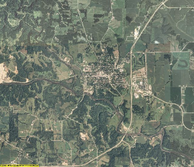 Jones County, Iowa aerial photography