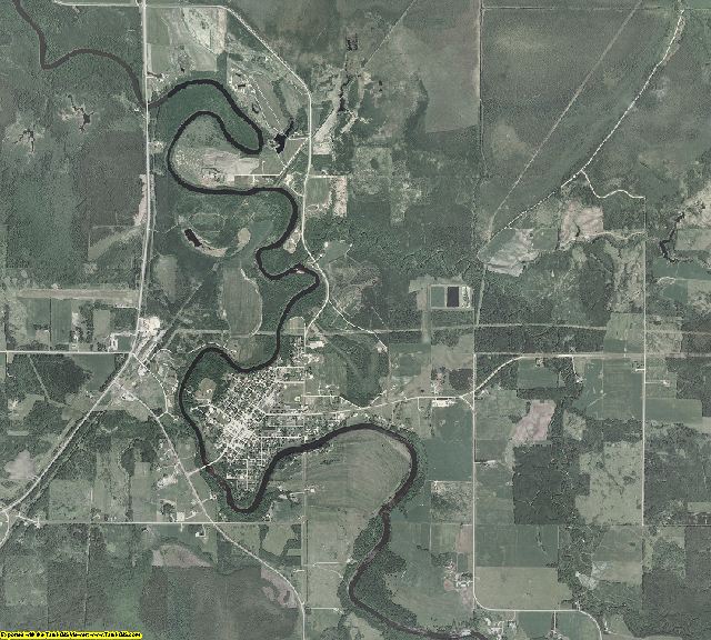 Koochiching County, Minnesota aerial photography