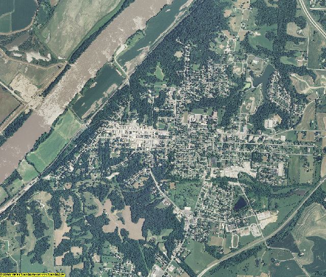 Lafayette County, Missouri aerial photography